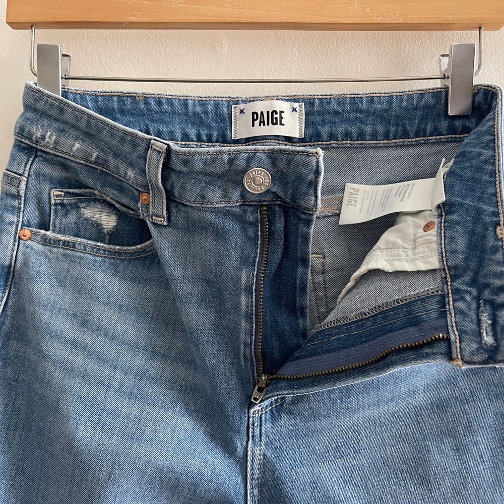 Paige Sarah Slim Capulet Destructed Jeans, Size 27 - Picture 13 of 16